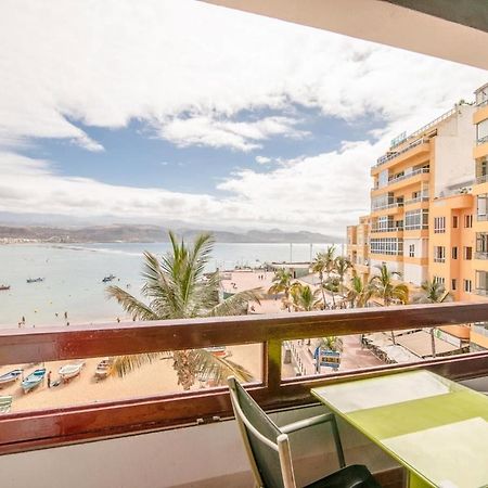 En Primera Linea De La Playa De Las Canteras Vista Al Mar Лас-Пальмас-де-Гран-Канария Экстерьер фото